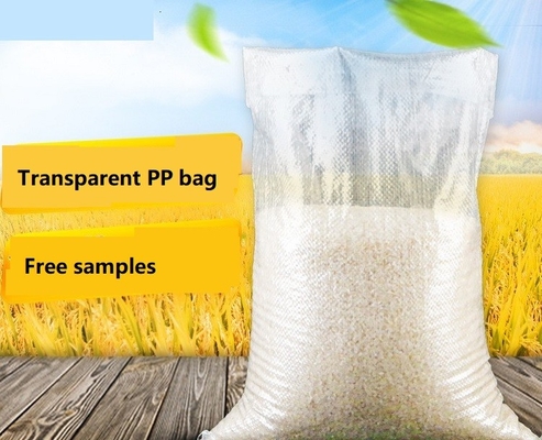Túi lưới PP trong suốt rỗng In logo Polypropylene dệt